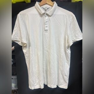 Calvin Klein White Polo Shirt XL